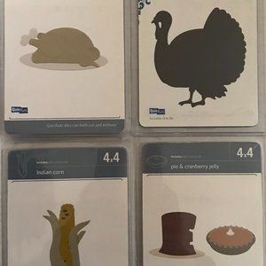 Quickutz We R Memory Keepers 4x4 Thanksgiving dies bundle